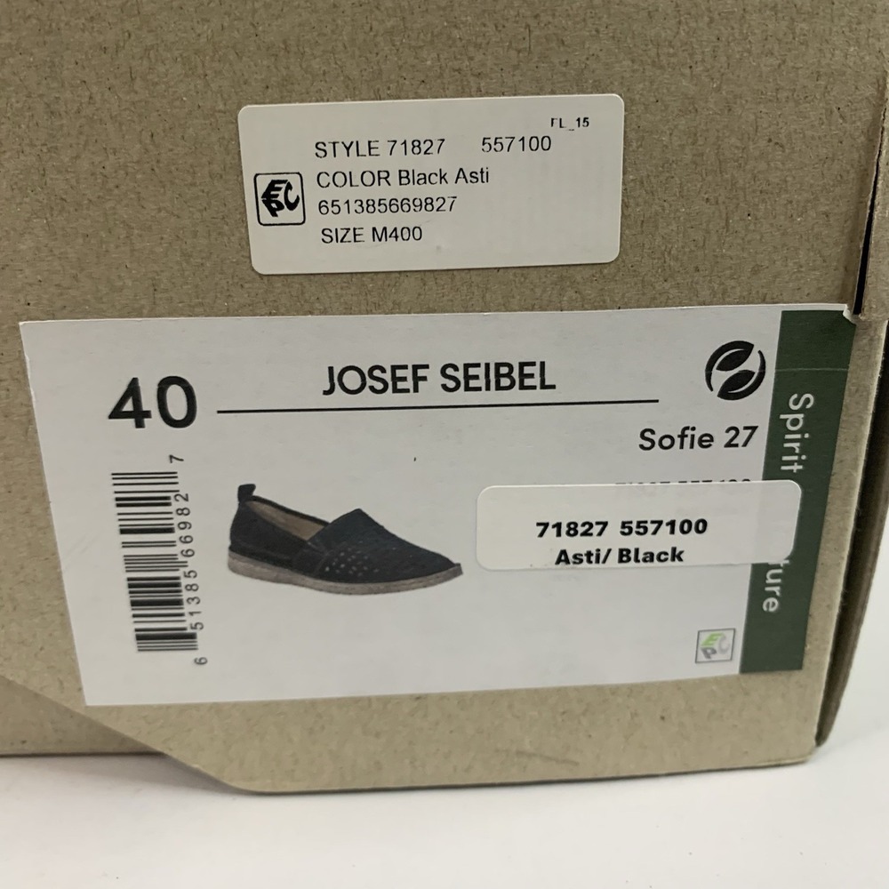 Josef Seibel Sofie 27 Black Slipper 40 EU 9 US Women - Picture 5 of 5